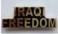 pin 6097 Iraqi Freedom